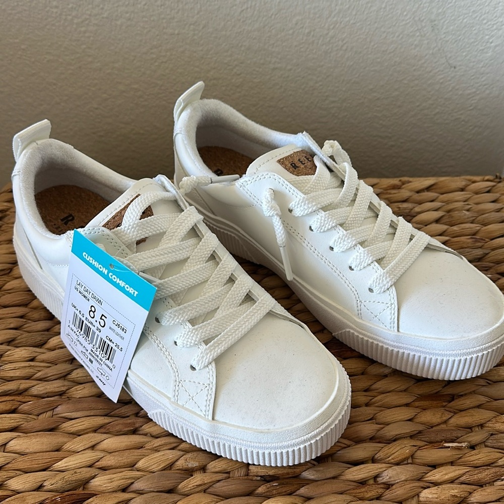 Reef White Athletic Shoes